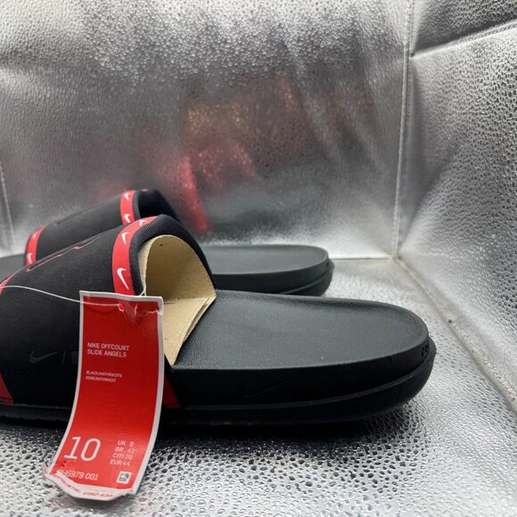 Size 10 Nike Offcourt MLB Angels Mens Black Anthracite Slides‎ DH6979-001 main image 5